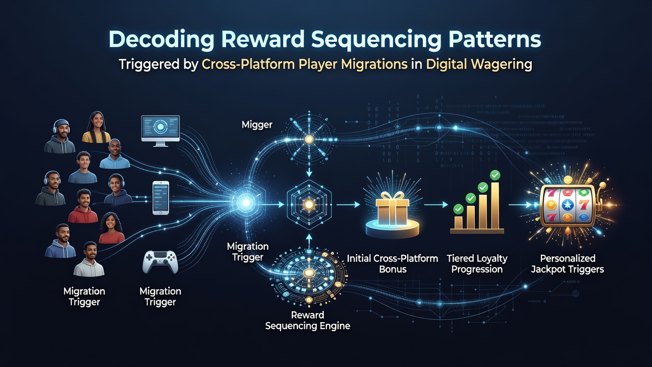 Analytics dashboard displaying reward sequencing after player migration between sports and casino modules