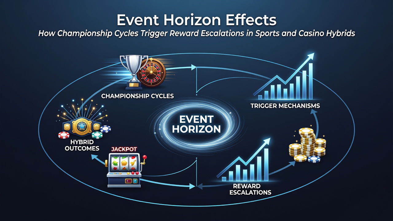 Integrated rewards flowing from championship sports bets to casino escalations