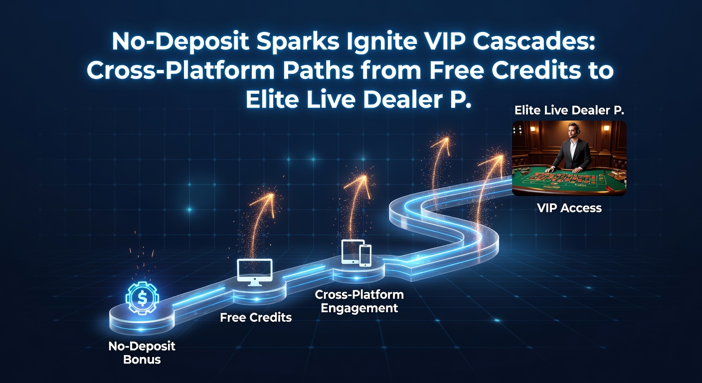 Screenshot-style image of a VIP dashboard displaying progression from no-deposit bonuses to live dealer exclusive tables across integrated sportsbook and casino interfaces